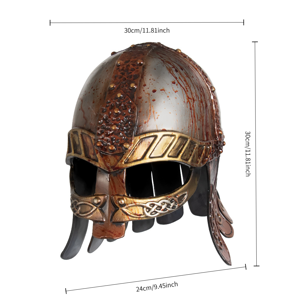 Medieval Renaissance Viking Helmet Cosplay Costume Prop